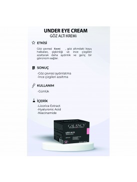 Galancy Derma Clinic Göz Altı Bakım Kremi 50ml