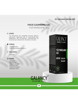 Galancy Derma Clinic Yüz Temizleme Jeli 200ml